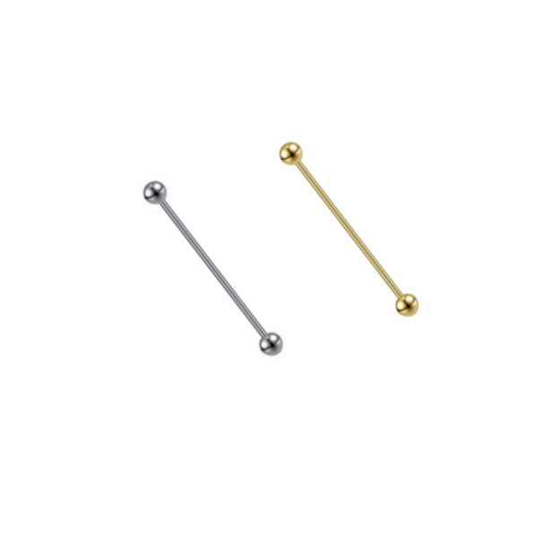 ASTM F136 Straight Barbell Titanium Steel